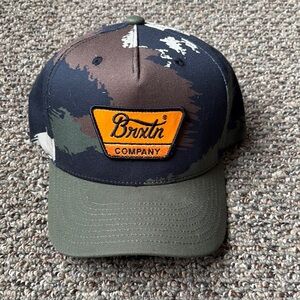 Brixton Camo Cap with Logo Patch
